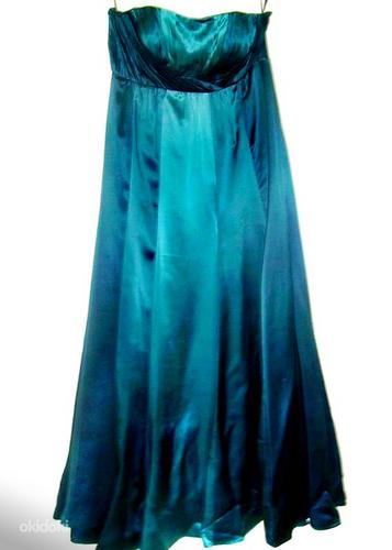 Monsoon роскошное шелковое платье морская волна, 46-50-UK20 (фото #2)