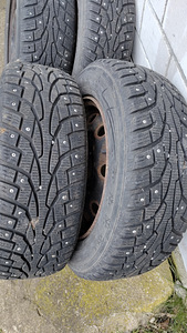 185/65 r14 зимние шины + диски 4x100 (2 фото из 4)