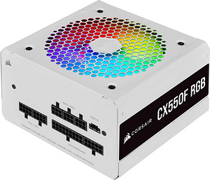 Блок питания Corsair CX-F RGB CX550F RGB White (1 фото из 1)