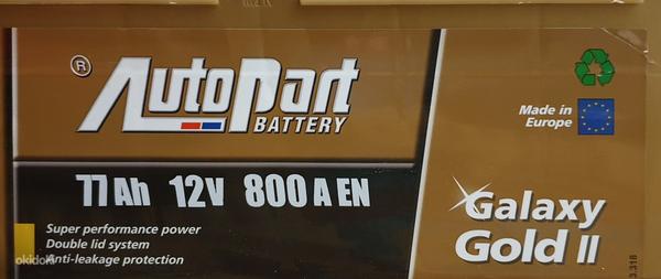 Аккумулятор "Autopart Gold" Ca-Ca 77Ah / 12V EN 800A - / + 276x175x175 (фото #5)