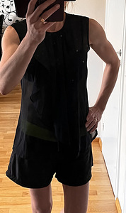Новая, черная летняя блузка Heine, размер M/38