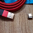 Кабель с магнитным штекером для телефона micro USB / iphone (фото #3)