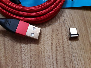 Magnetkaabliga kaabel telefoni micro USB / iphone jaoks (3 foto / 4)