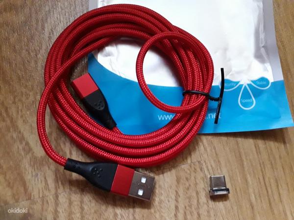 Magnetkaabliga kaabel telefoni micro USB / iphone jaoks (foto #4)