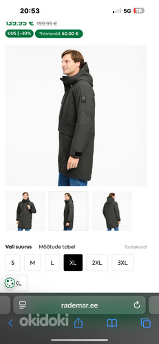 FIVE Jope uus parka