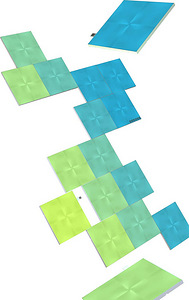 LOT! Nanoleaf canvas Light Squares 17-pack lamp (1 foto / 3)