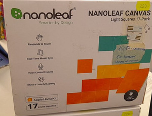 LOT! Nanoleaf canvas Light Squares 17-pack lamp (3 foto / 3)