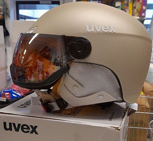 LOT! Suusakiiver Suusakiiver Uvex HLMT 400 visor 53-58cm (2 foto / 2)