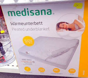LOT!Medisana pestav elektrilise soojendusega alustekk HU 662 (2 foto / 2)