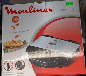 МНОГО! Moulinex Ультракомпактная сэндвичница (2 фото из 2)