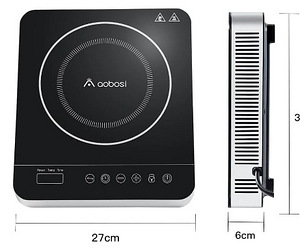 LOT! Aobosi Yl-20k66 Induktiooni pliit 2000w (1 foto / 2)