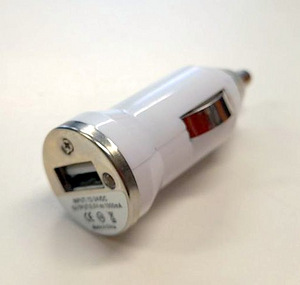 LOT! UUS autolaadija USB 5.0V, valge (2 foto / 3)