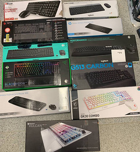 МНОГО! Клавиатуры Razer Logitech HP Reccat (1 фото из 7)