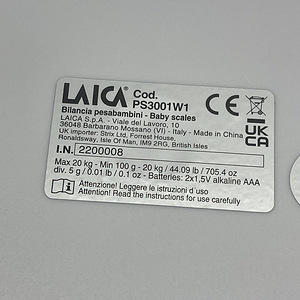 LOT! Laica elektrooniline beebikaal, 200g20kg 52x32x6cm (9 foto / 9)