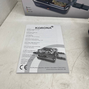 Пластиковый гриль Korona 45081 Raclette (4 фото из 10)