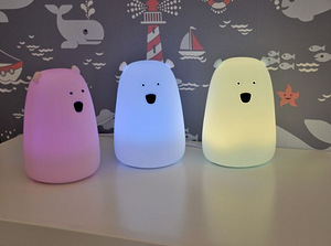 LOT! Öölamp Karu LED roosa (2 foto / 2)