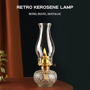 LOT! Amanigo petrooleumilamp, õlilamp, 30 cm, hõbedane (2 foto / 7)