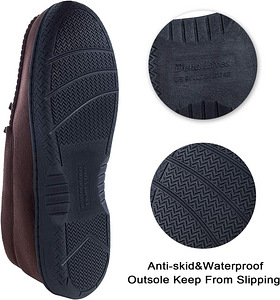 Meeste mäluvahust mokassiinid sussid Mixin Dark Brown 46 EU (5 foto / 6)