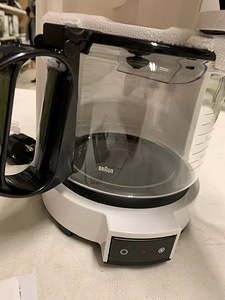 LOT! UUS Braun kohvimasin KF 47/1 Classic, valge (2 foto / 9)