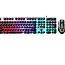 Limeide GTX 300 valge juhtmega klaviatuur, hiir arvuti jaoks (foto #1)