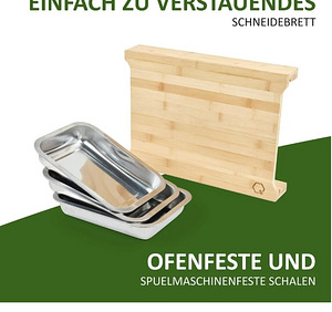 LOT! UUS Liebspecht bambusest lõikelaud, 3 tk (5 foto / 7)