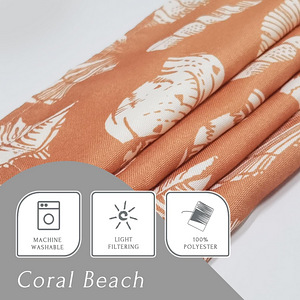 LOT! blunique Coral Beach Köögikardinad 70x60 cm (2 foto / 8)