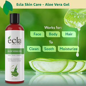 LOT! ecla SKIN CARE aloe vera geel kehale, 240 ml (4 foto / 7)
