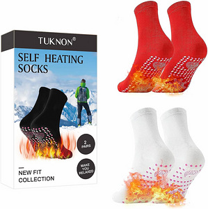 LOT! UUS Termosokid 39-46 Punane, valge sokid Unisex (1 foto / 6)