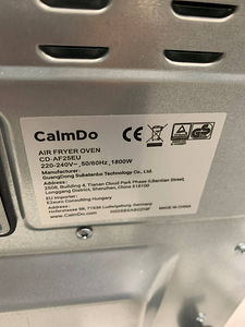 LOT! Kuumaõhufritüür miniahi CD-AF25EU 25 l, 1800 W (3 foto / 10)