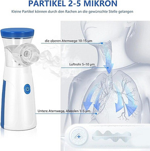 LOT! Juhtmeta Ultraheli nebulisaator , inhalaator JSL W302 (5 foto / 7)