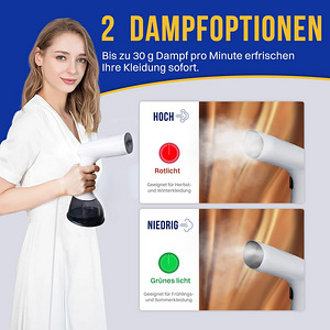 LOT! Rolipo Steamer riideauruti 2000W 400ml (2 foto / 10)