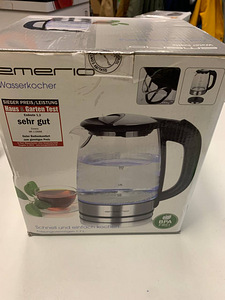 LOT! Emerio WK-119988 klaasist veekeetja, 1,7l 2200W LED (5 foto / 6)