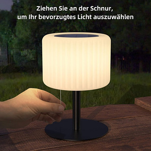 LOT!UU SIroo L7 LED päikeseenergial töötav juhtmeta laualamp (2 foto / 6)