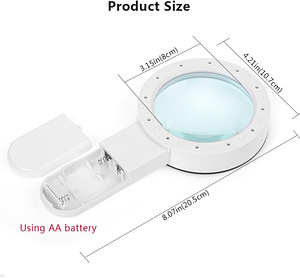 ЛОТ! НОВАЯ Лупа AIXPI 30X LED (2 фото из 10)