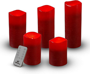 LOT! UUS LED punased küünlad puldiga M Mirrowing, 5 tk. (2 foto / 4)