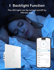 LOT! ruloo lüliti Smart WiFi Ruloo Taimer Meross MRS100 2tk (9 foto / 9)