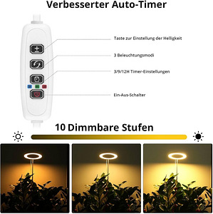LOT! LED lamp toataimedele Sondiko SSW-01, 2 tk. (4 foto / 7)