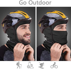 LOT! UUS Achiou Balaclava näole, must, 2 tk (3 foto / 5)
