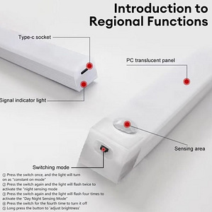 LED-lamp liikumisanduriga Karrnite, 30 cm, valge valgus (3 foto / 5)