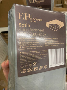 ЛОТ! НОВАЯ простыня с резинкой 200x200x30см Сатин Eldorado (2 фото из 2)
