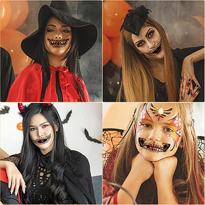 LOT! UUS Fovolat Halloweeni ajutised tätoveeringud, 10 tk. (8 foto / 9)
