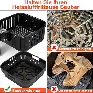 LOT! UUS YINGRACE silikoonist kuumaõhufritüürivorm 22cm, 2tk (6 foto / 7)