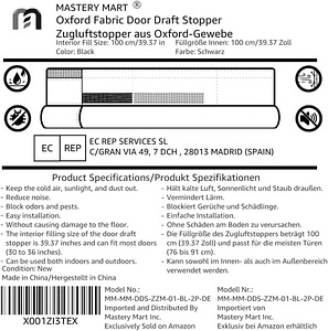 ЛОТ! НОВЫЕ дверные уплотнители Mastery Mart, 100 см, 2 шт. (2 фото из 6)
