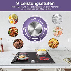 UUS NOXTON NTC-D46082 Klaaskeraamiline pliit 6000 w, 60 cm (7 foto / 8)