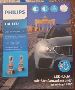 Светодиоды Philips Ultinon Pro6000 H4-LED