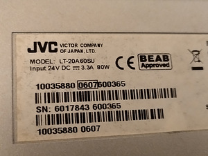 JVC teler. 20" (2 foto / 3)
