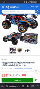 Raadio teel juhitav auto WLToys 104009 4WD (6 foto / 6)
