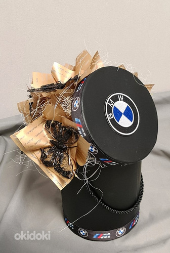 Коробочка с искусственными бабочками Цвет: черный BMW (фото #3)