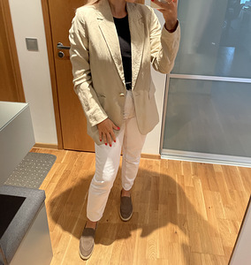 Льняной пиджак h&M M-L (1 фото из 1)