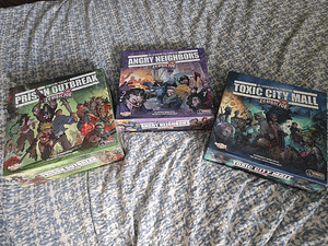 Zombicide for 2nd edition: city mall, prison, morgue, angry (1 foto / 4)